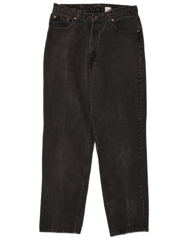 Levi's Damen 512 High Rise Straight Jeans US 12 Large W30 L30 Grau