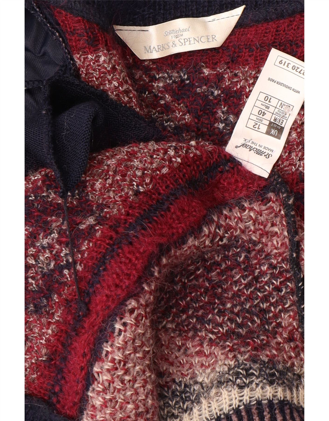 Marks & Spencer Damen Longline-Cardigan-Pullover UK 12 Medium Navy Blue