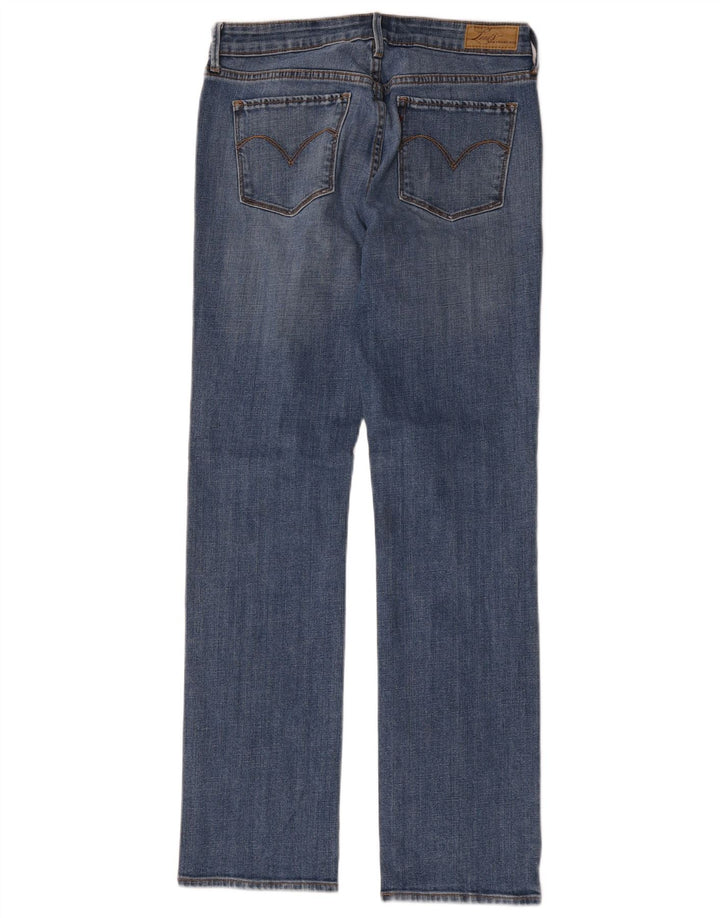 Levi's Damen-Jeans „Slightly Curvy Straight“ US 6 Medium W28 L30 Blaue Baumwolle