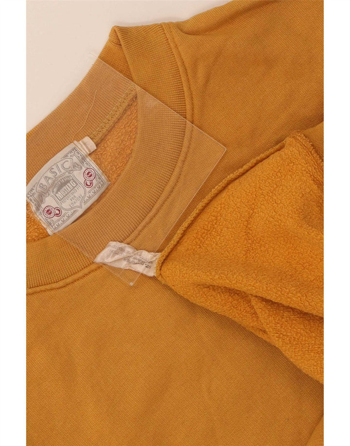Mustang Damen Sweatshirt Pullover UK 14 Mittelgelbes Polyester