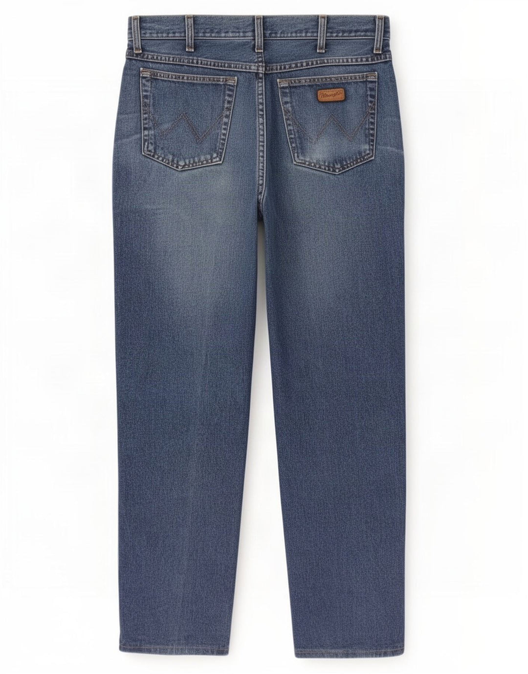 Wrangler Herren Ohio Straight Jeans W38 L32 Blaue Baumwolle
