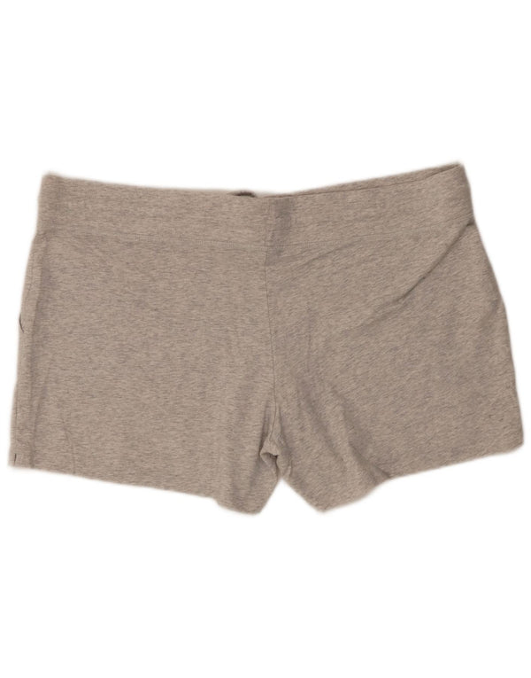 EDDIE BAUER Damen Sportshorts UK 20 2XL Grau gefleckte Baumwolle