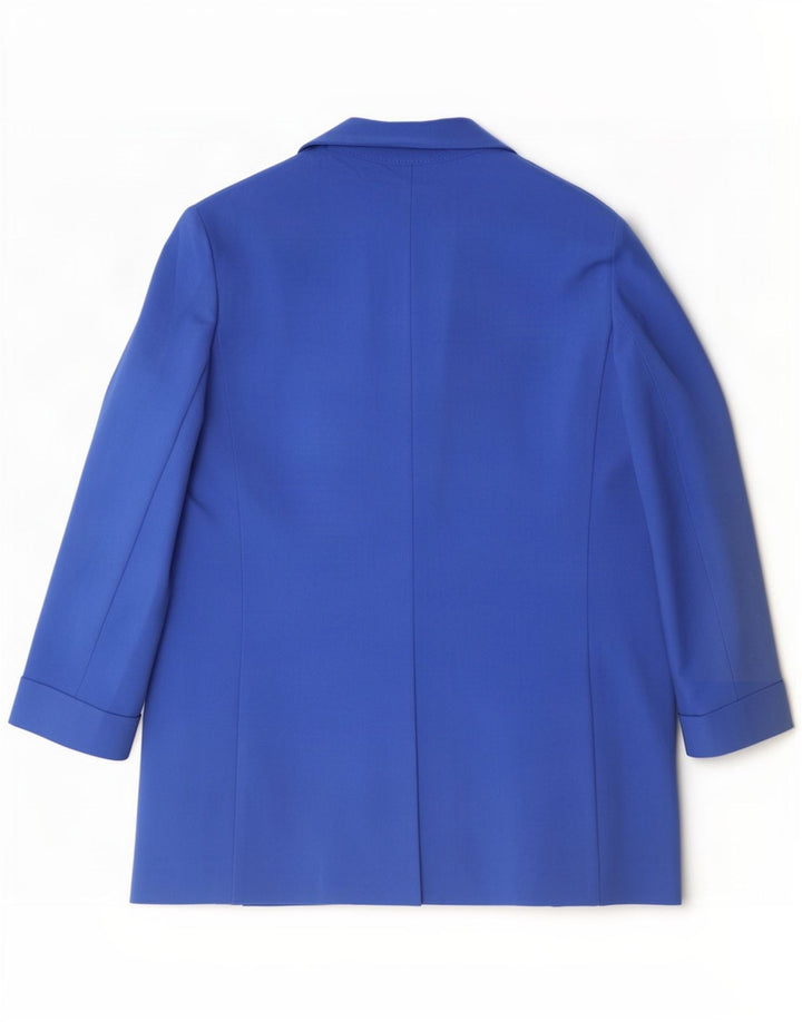 Marks & Spencer Damen-Blazerjacke mit 3/4-Ärmeln, Gr. 14, Blau