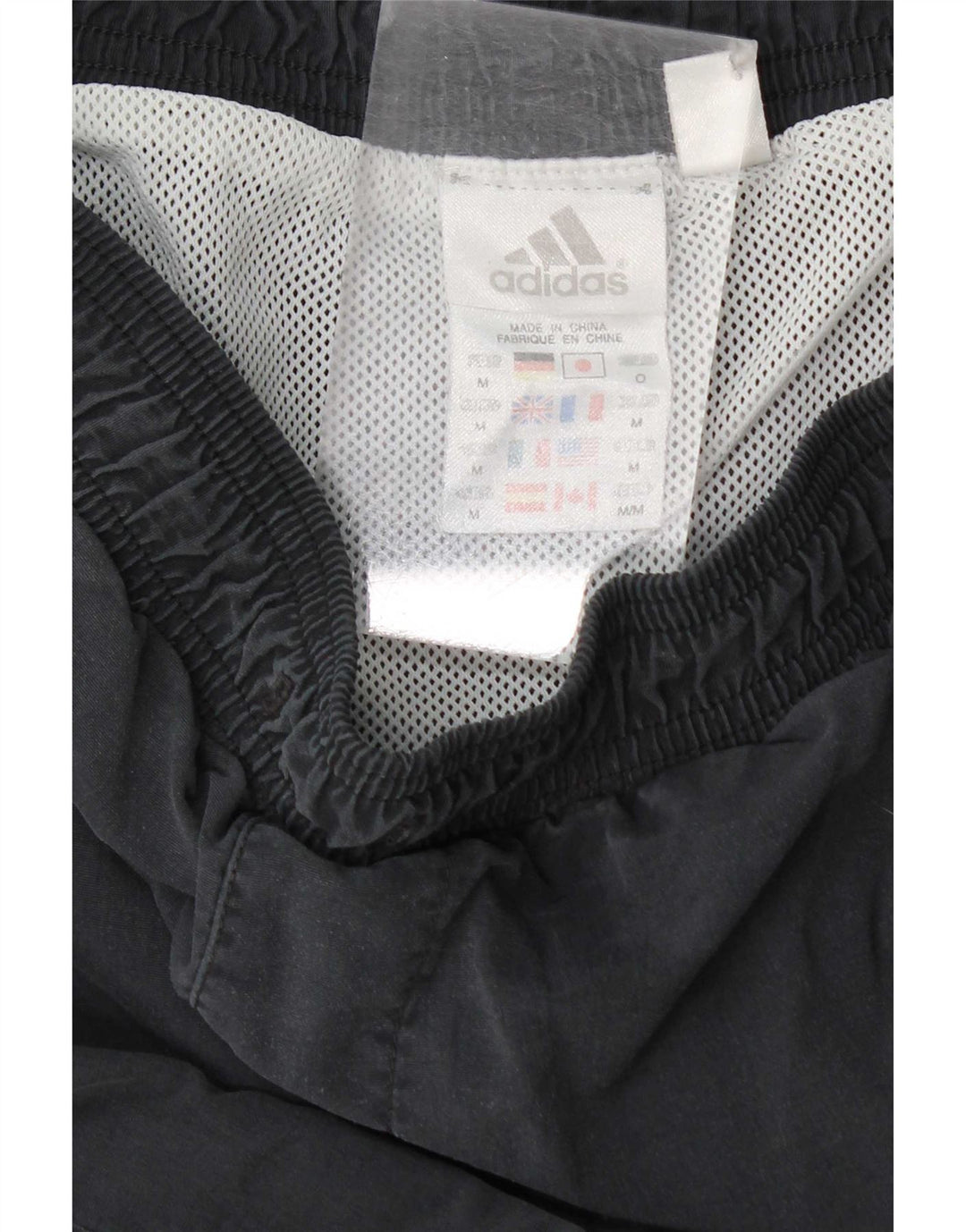 Adidas Herren Sportshorts Mittelgraues Colourblock-Polyamid