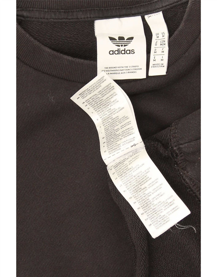 Adidas Herren Sweatshirt Pullover Medium Schwarz Baumwolle