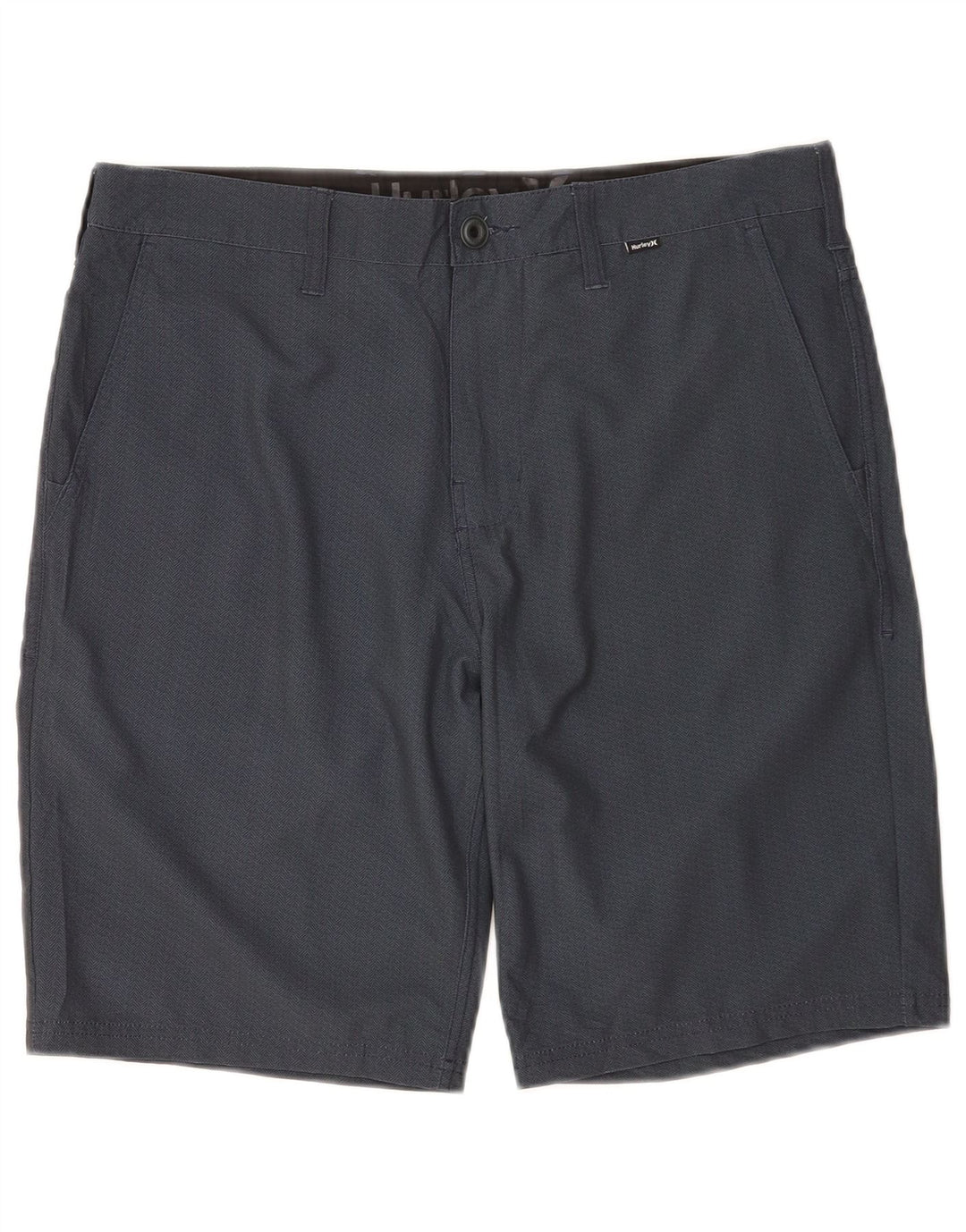 Hurley Herren Chino-Shorts W32 Medium Marineblau Polyester