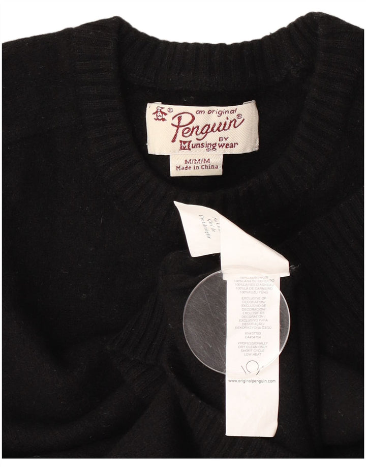 Penguin Damen Bolero-Pullover UK 12 Mittelschwarze Lammwolle
