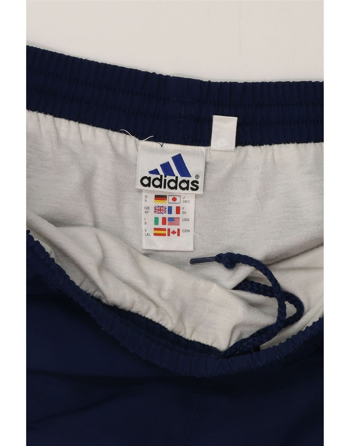 ADIDAS Herren Sport Shorts XL Marineblau Polyester