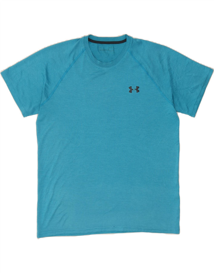 UNDER ARMOUR Mens T-Shirt Top Medium Blue Vintage Under Armour and Second-Hand Under Armour from Messina Hembry 