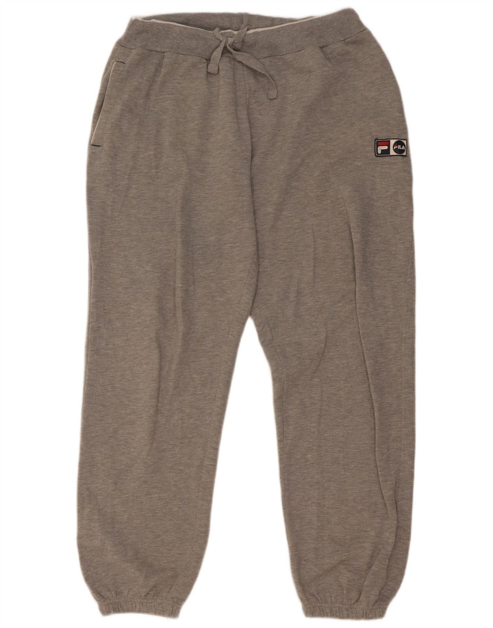 Fila Herren-Trainingshose, Jogginghose, mittelgrau meliert