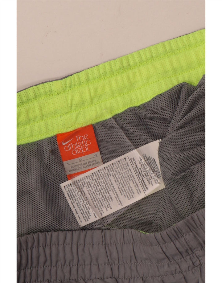 Nike Herren-Trainingshose, Jogginghose, Größe L, grau, Polyester