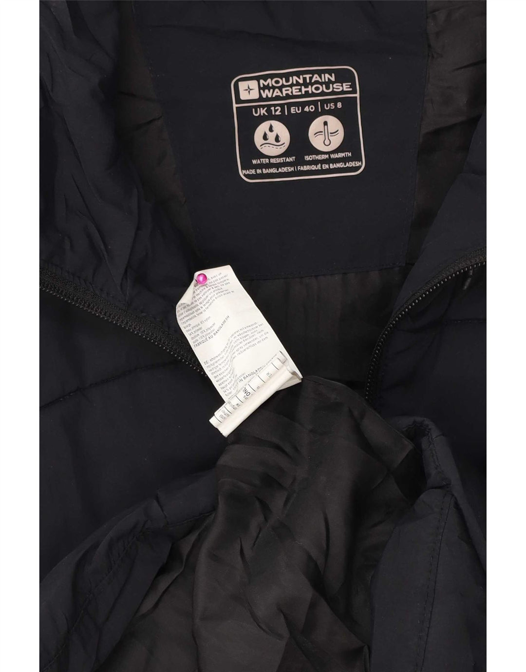 Mountain Warehouse Damen-Cardigan-Pullover UK 12 Mittelschwarzes Polyester