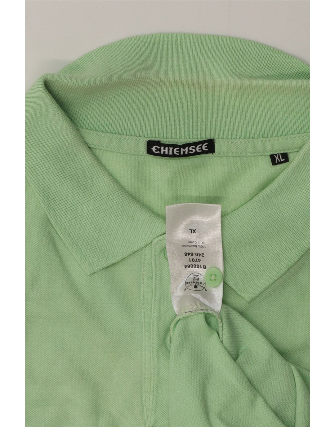 CHIEMSEE Herren Poloshirt XL Grün Baumwolle