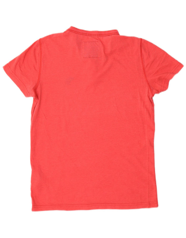 Abercrombie & Fitch Mens Muscle Polo Shirt Small Red Cotton