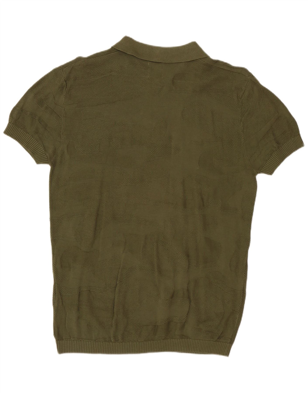 Zara Herren Poloshirt Medium Khaki Camouflage