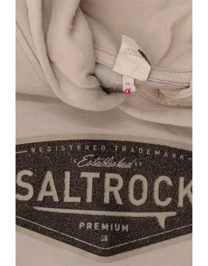 SALTROCK Herren-Kapuzenpullover mit Grafik, Mittelgrau