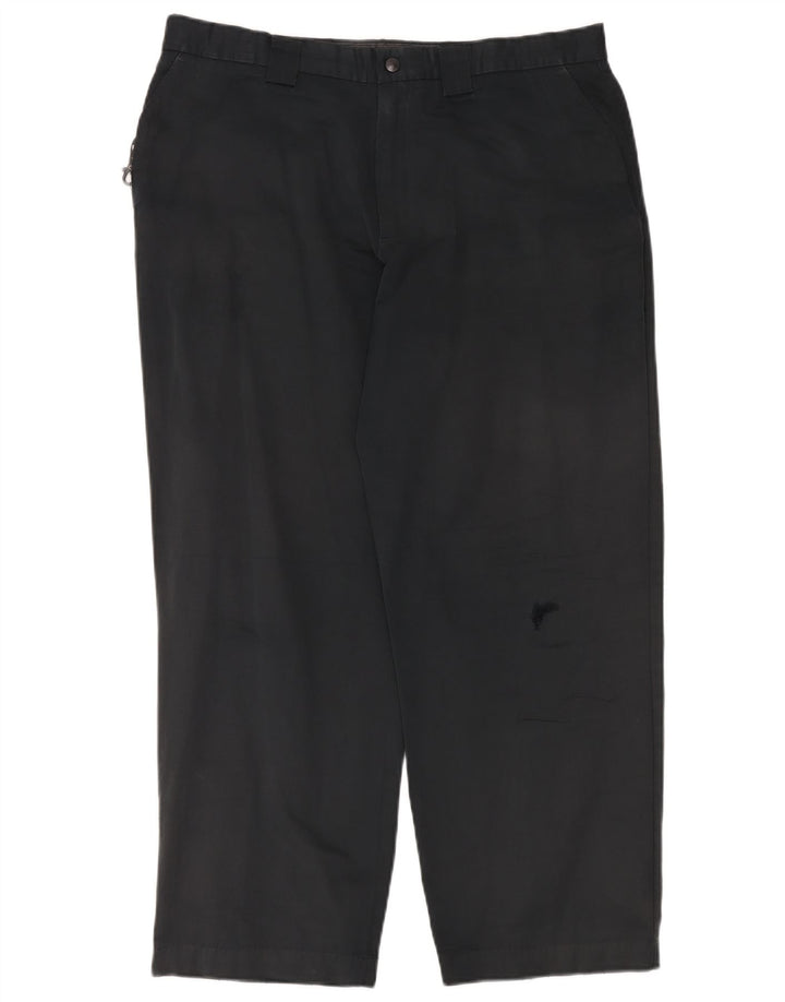 Marks & Spencer Herren Blue Harbour Gerade Chinohose W36 L29 Marineblau