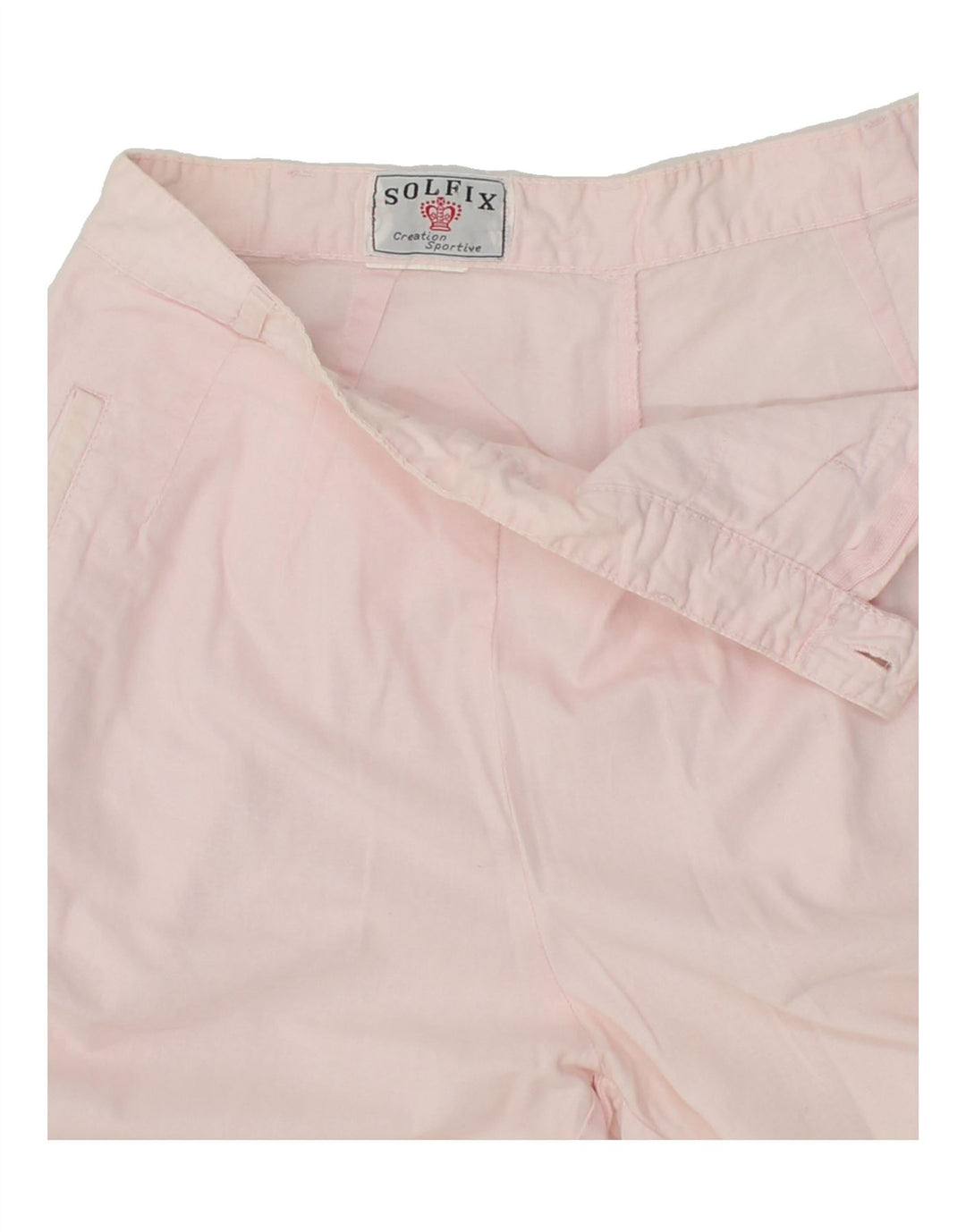 VINTAGE Womens Slim Chino Trousers W26 L31 Pink Vintage Vintage and Second-Hand Vintage from Messina Hembry 