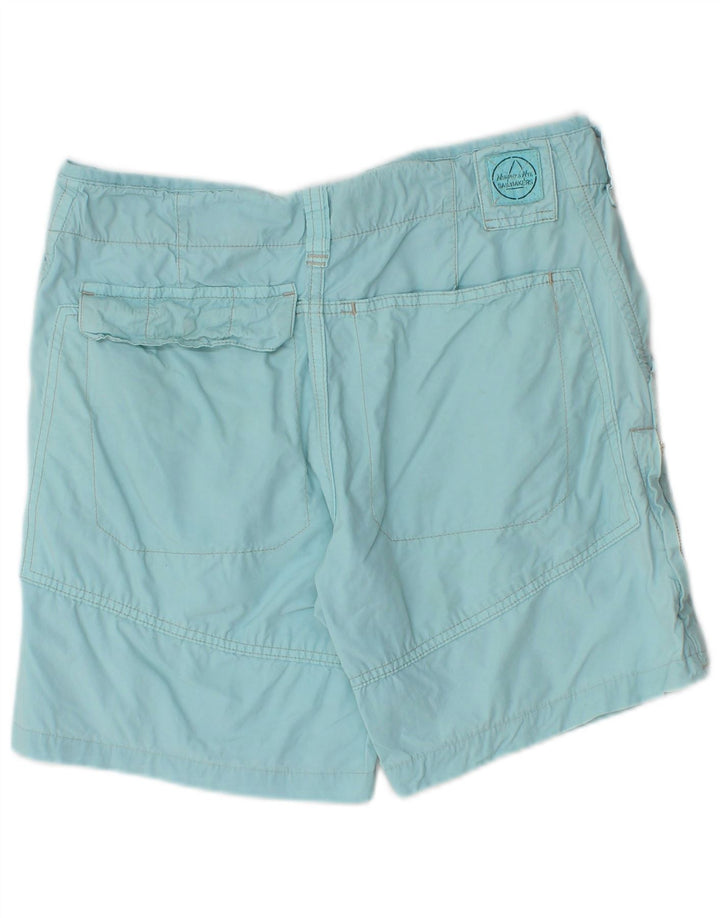 Murphy & Nye Herren Sailmakers Casual Shorts W31 Mittelblaue Baumwolle
