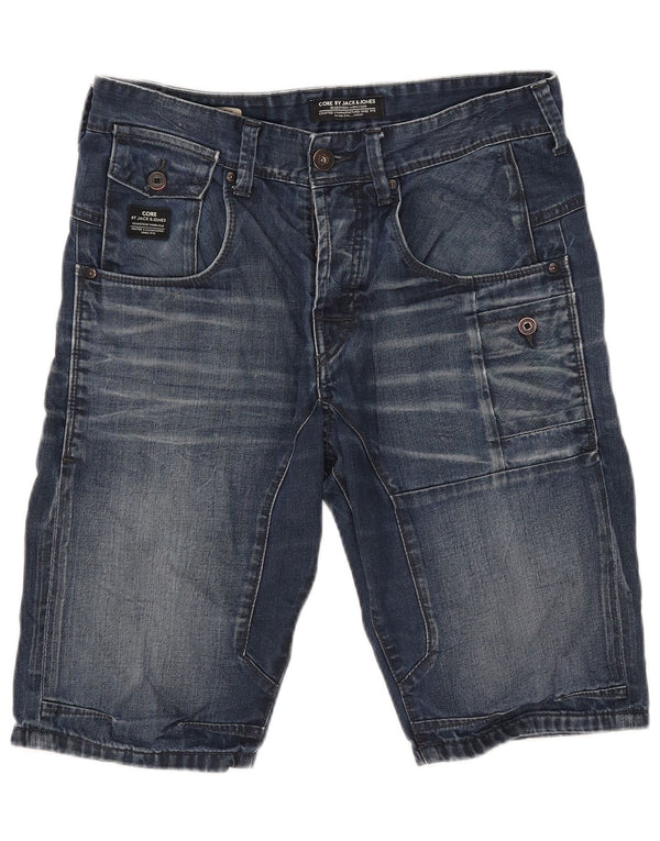Jack & Jones Herren Jeansshorts W32 Mittelblau