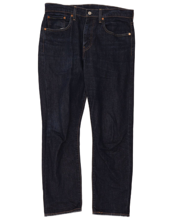 Levi's Damen 502 Straight Jeans W32 L30 Marineblau
