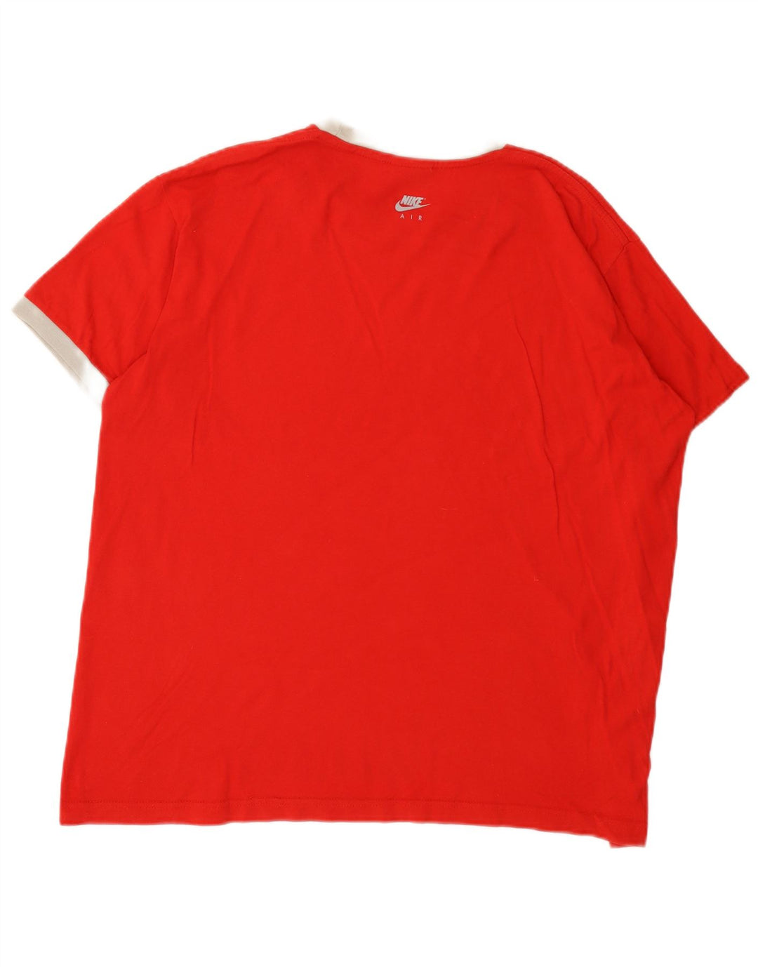 Nike Herren-T-Shirt mit Grafik, XL, rote Baumwolle