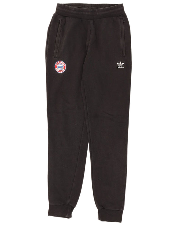 Adidas Damen FC Bayern München Trainingshose Jogger UK 8 Small Schwarz