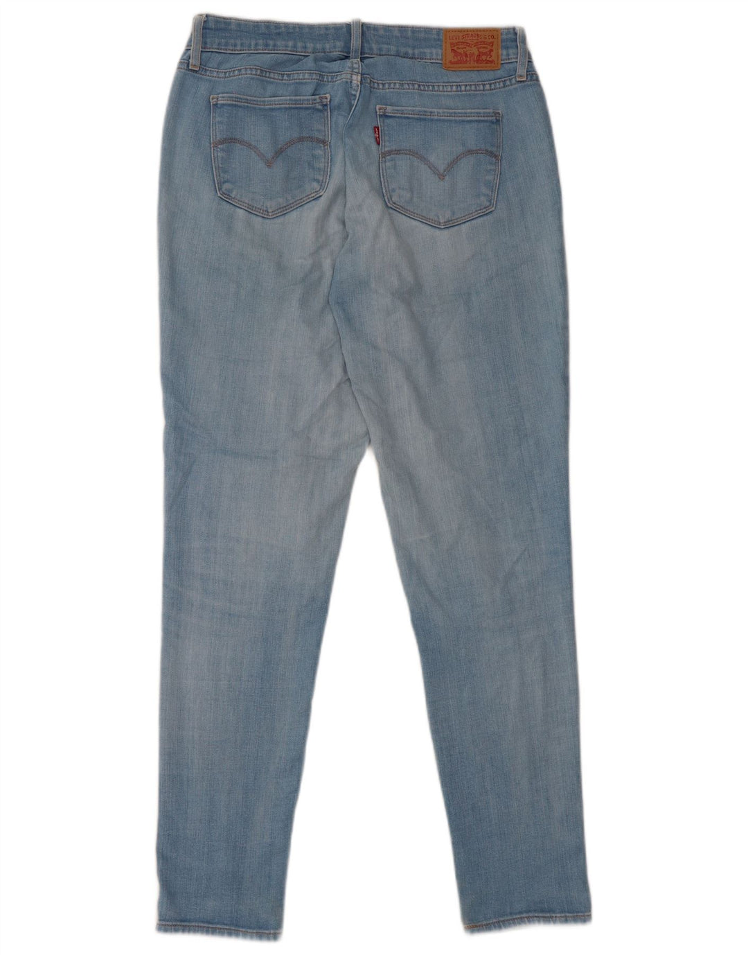 Levi's Damen 711 Skinny Jeans W27 L30 Blaue Baumwolle