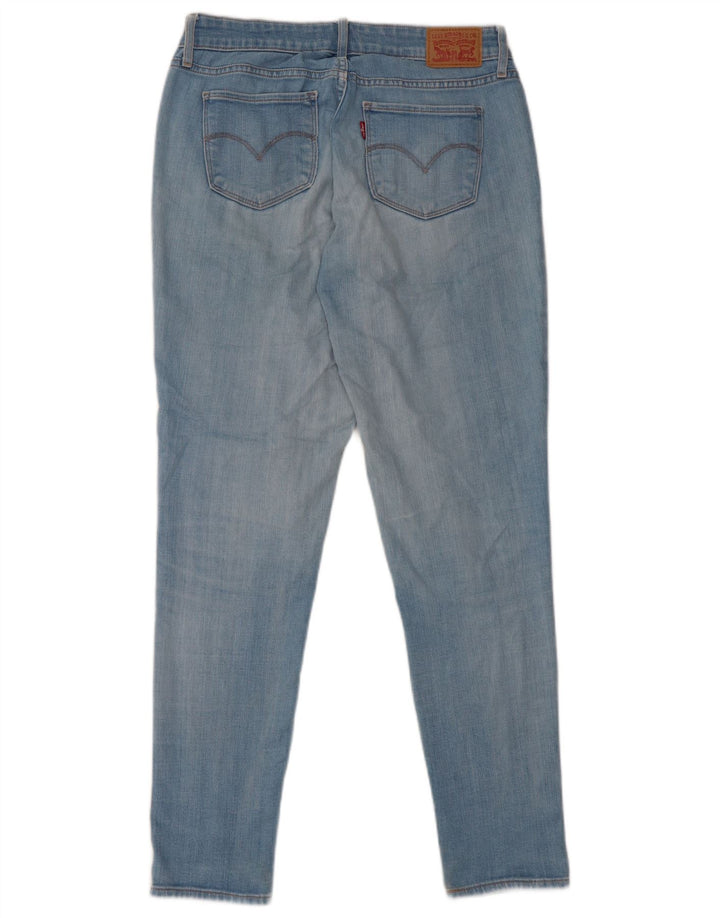 Levi's Damen 711 Skinny Jeans W27 L30 Blaue Baumwolle