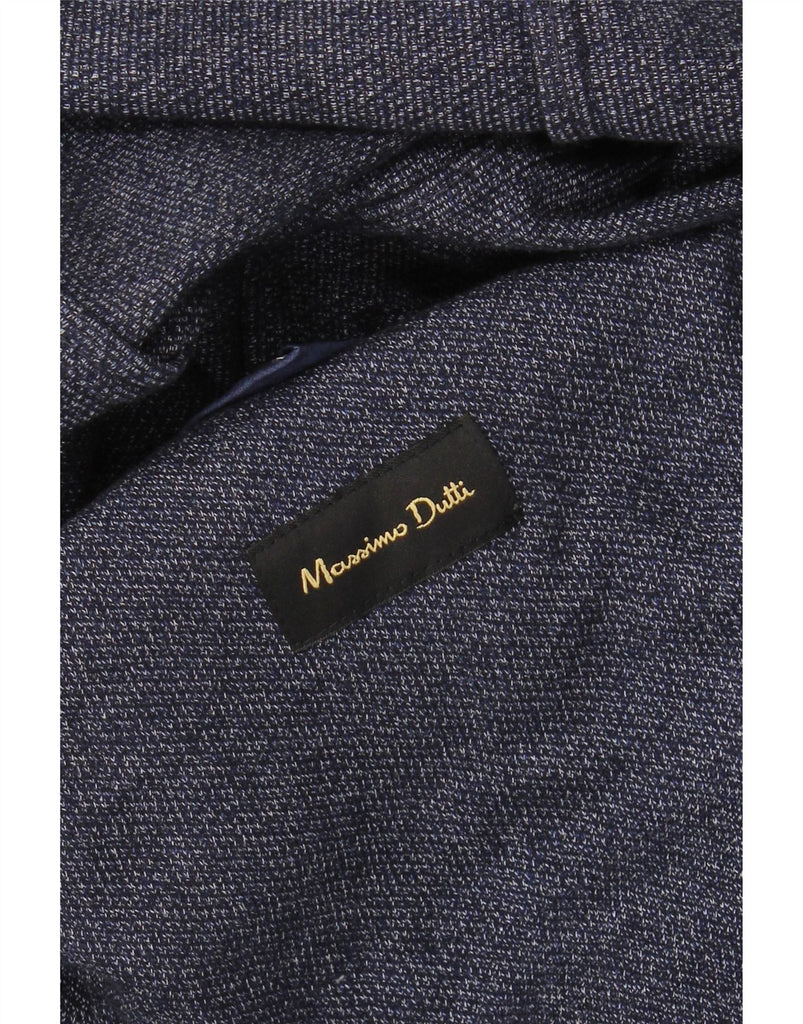 MASSIMO DUTTI Mens 2 Button Blazer Jacket UK 38 Medium Navy Blue Vintage Massimo Dutti and Second-Hand Massimo Dutti from Messina Hembry 