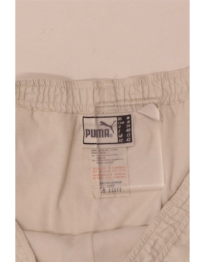 Puma Damen Sportshorts UK 12 Mittelweißes Polyester