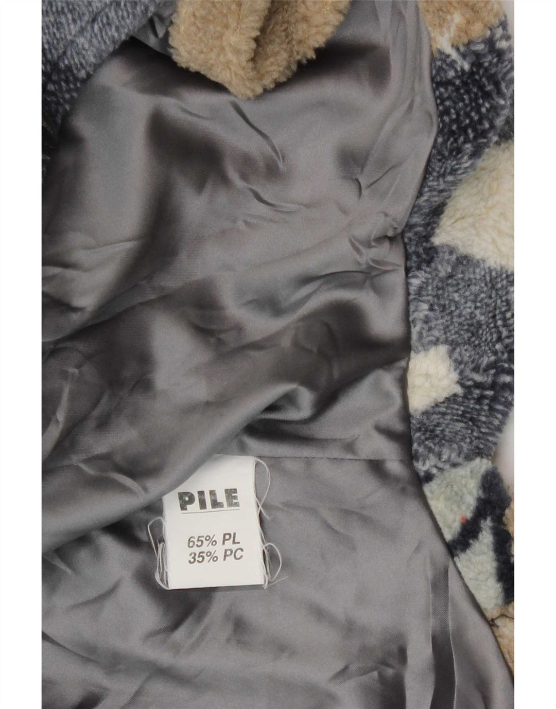 Verde Piu Damen Poncho-Fleecejacke UK 12 Medium Mehrfarbig Patchwork