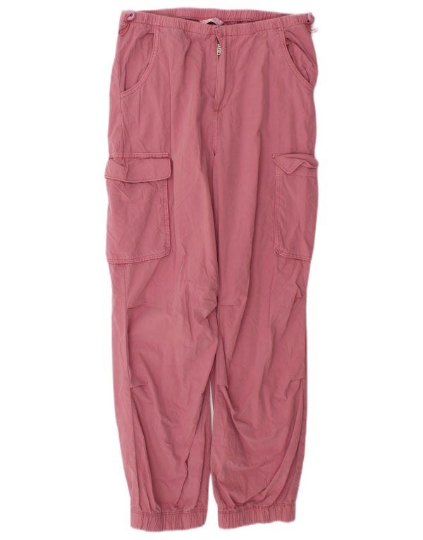 Marks & Spencer Mädchen-Jogger-Cargohose, 11–12 Jahre, W26, L26, Rosa