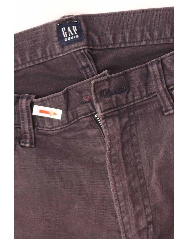 Gap Damen Straight Jeans W32 L32 Braune Baumwolle