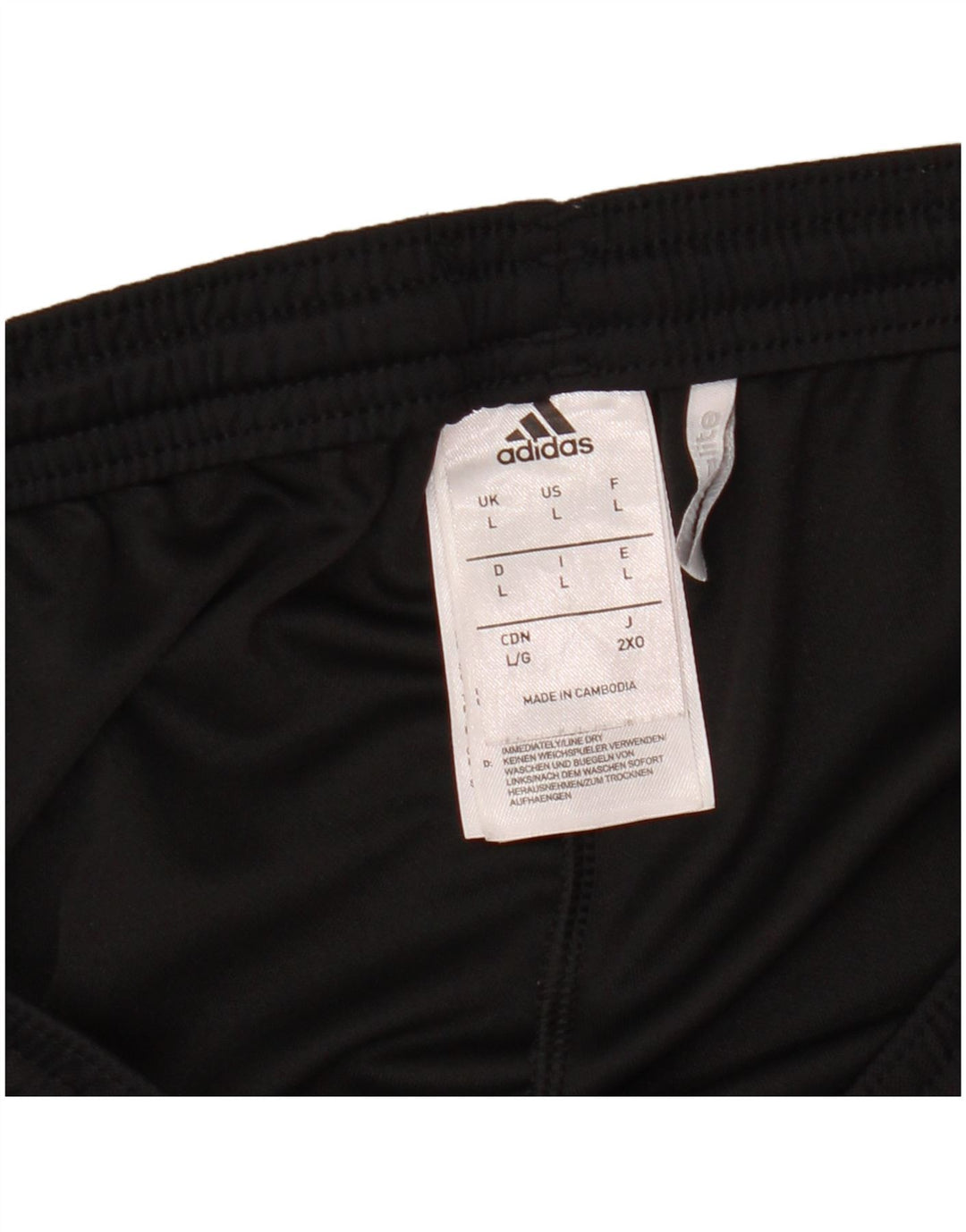 ADIDAS Herren Climalite Sport Shorts Large Schwarz Polyester
