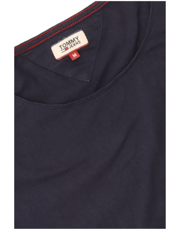 Tommy Hilfiger Damen T-Shirt Top UK 12 Medium Marineblau