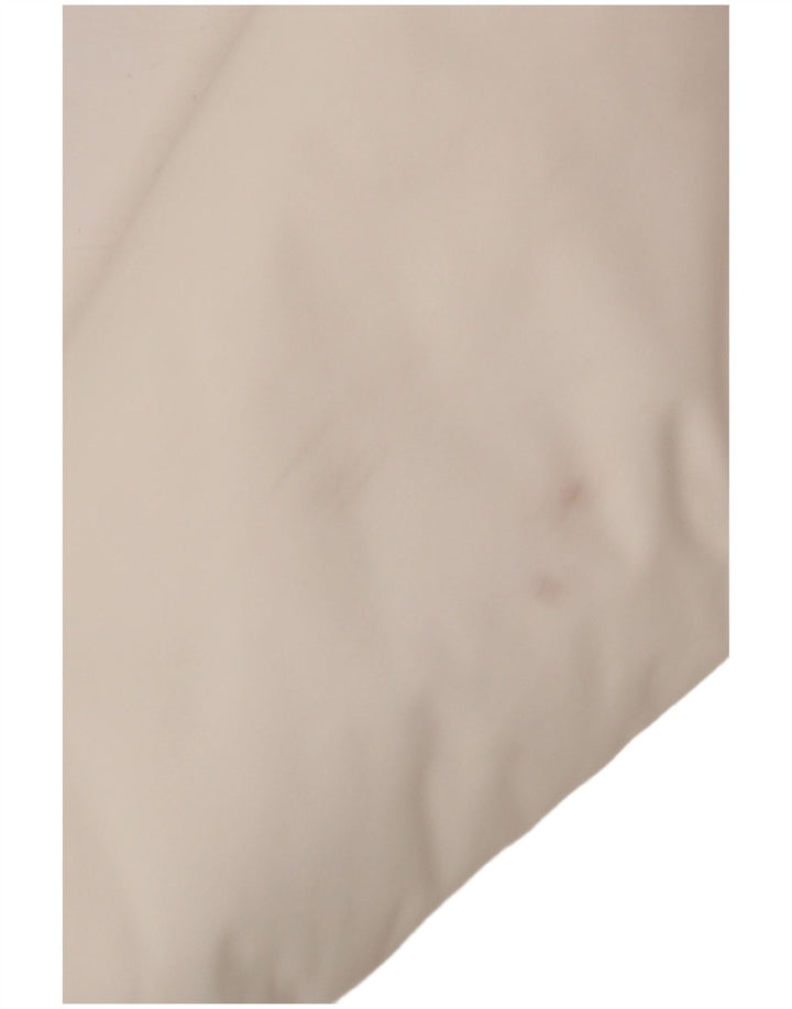 Adidas Herren Kapuzenjacke, gepolstert, UK 38, mittelweißes Nylon