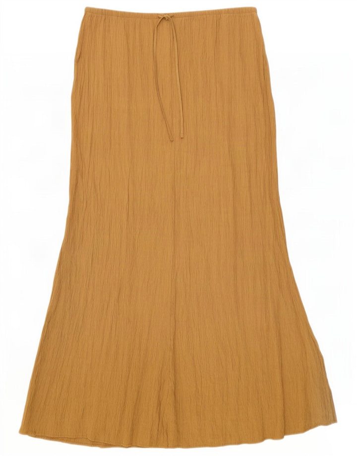 Zara Damen Maxirock Medium W28 Beige Viskose
