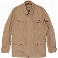 Geox Herren Respira Utility Jacke UK 40 Large Beige Polyester