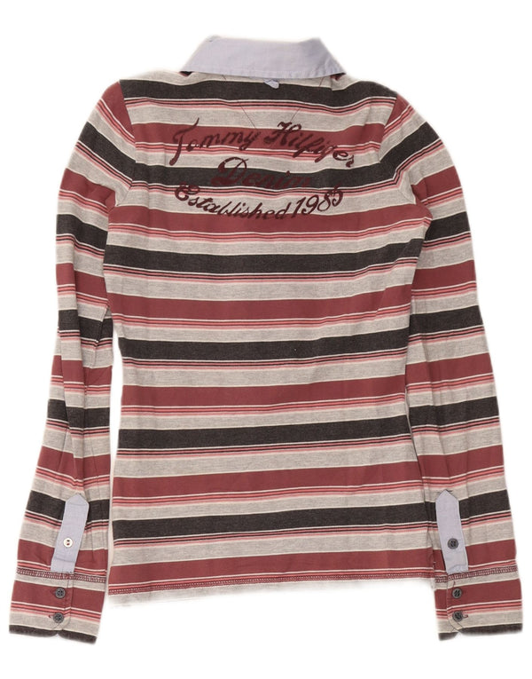 Tommy Hilfiger Damen Rugby-Poloshirt mit Grafik, UK 6 XS, mehrfarbig