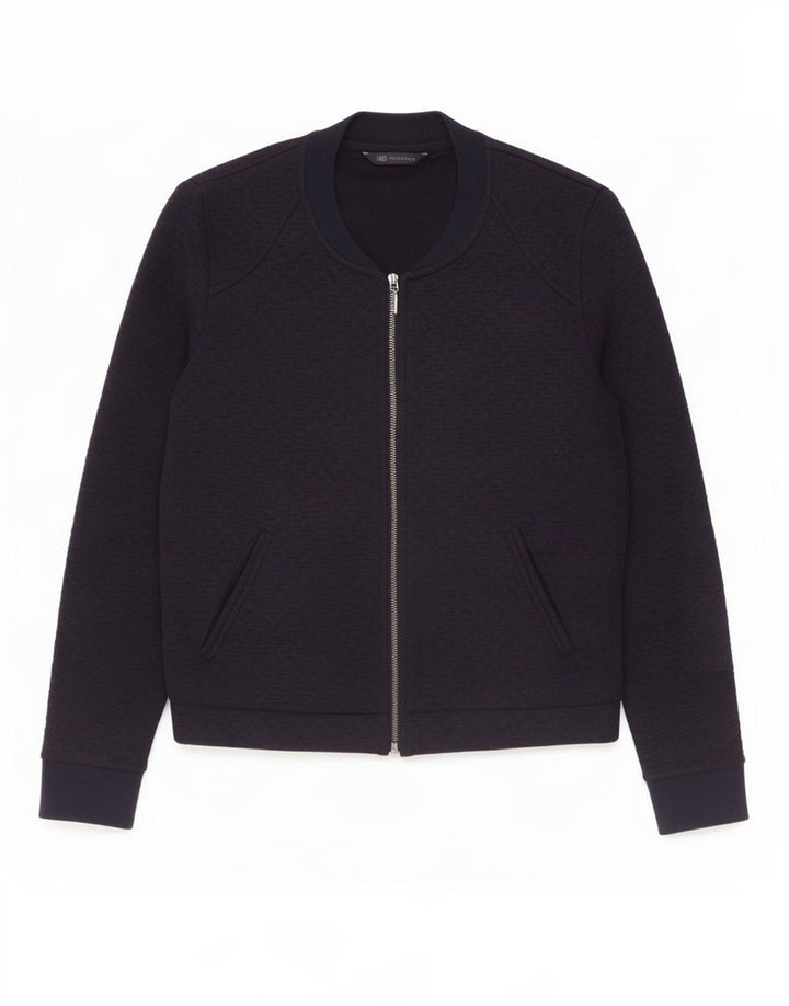 Marks & Spencer Damen-Trainingsanzugoberteil, Jacke, UK 10, Größe S, Marineblau, Polyester