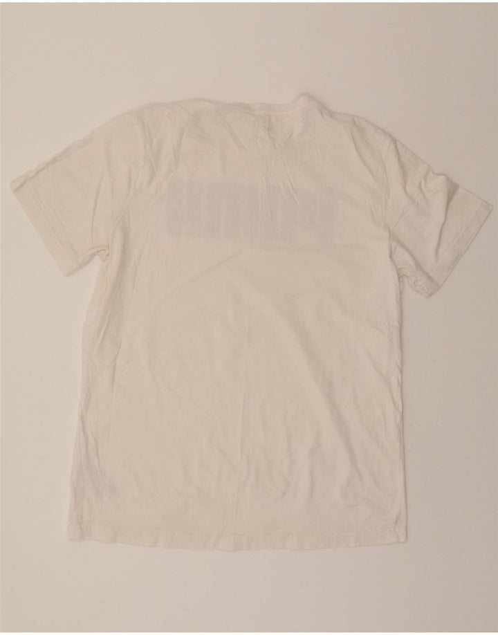 PUMA Mens Graphic T-Shirt Top XL White Cotton Vintage Puma and Second-Hand Puma from Messina Hembry 