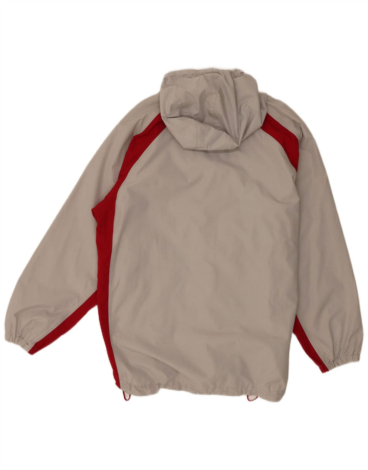 Jako Herren Kapuzenpullover Regenjacke UK 40 Large Grau Colourblock