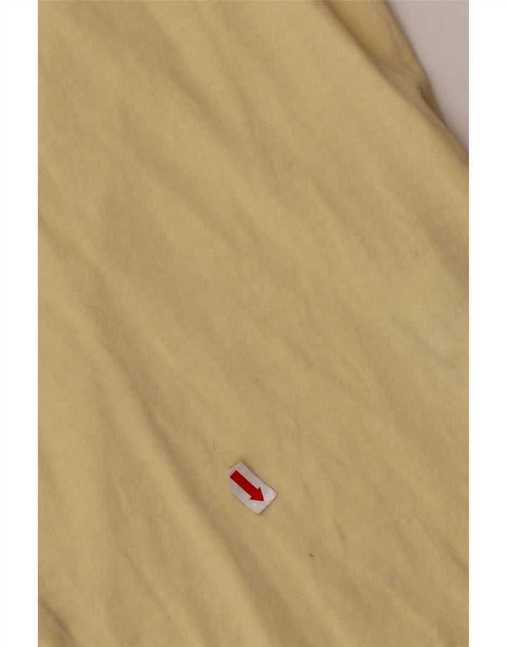 LYLE & SCOTT Herren T-Shirt Top Small Gelb Baumwolle