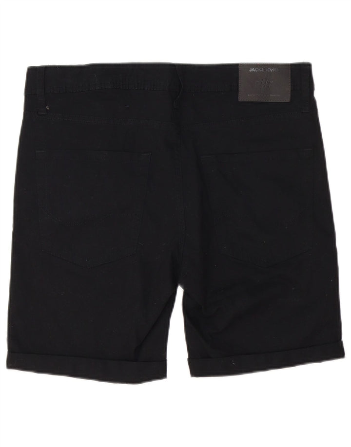 Jack & Jones Herren-Freizeitshorts, Größe M, W32, schwarze Baumwolle