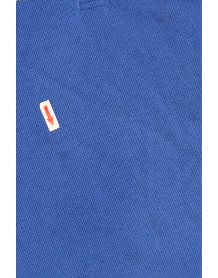 Champion Herren-Poloshirt mit Grafik, Größe S, Blau, Baumwolle