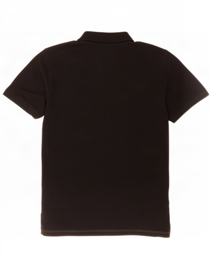 Umbro Herren-Poloshirt mit Grafik, groß, schwarze Baumwolle