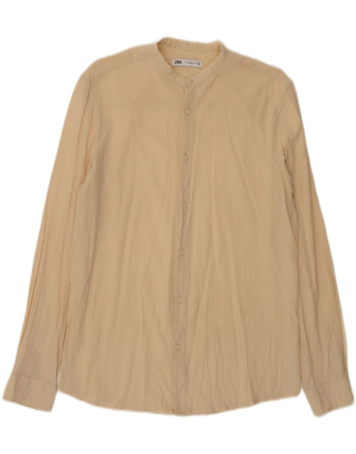 Zara Herrenhemd Mittelbeige