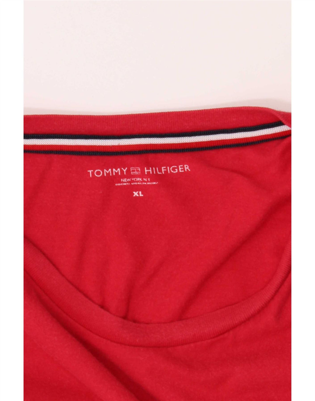 Tommy Hilfiger Herren Grafik T-Shirt Top XL Rot