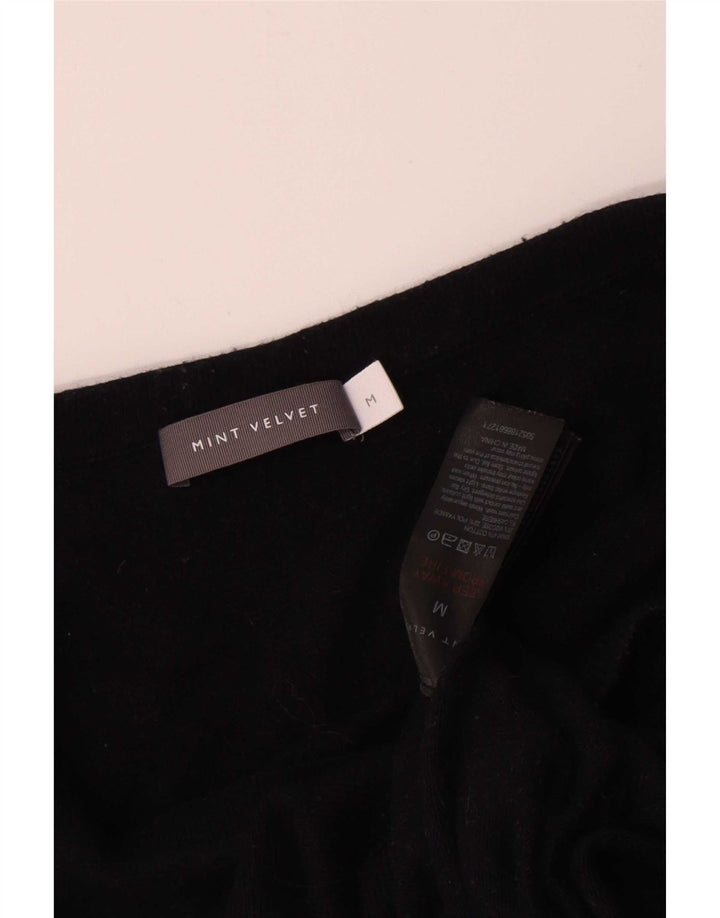 MINT VELVET Damen-Pullover in Übergröße mit U-Boot-Ausschnitt, Gr. 14, mittelschwarz